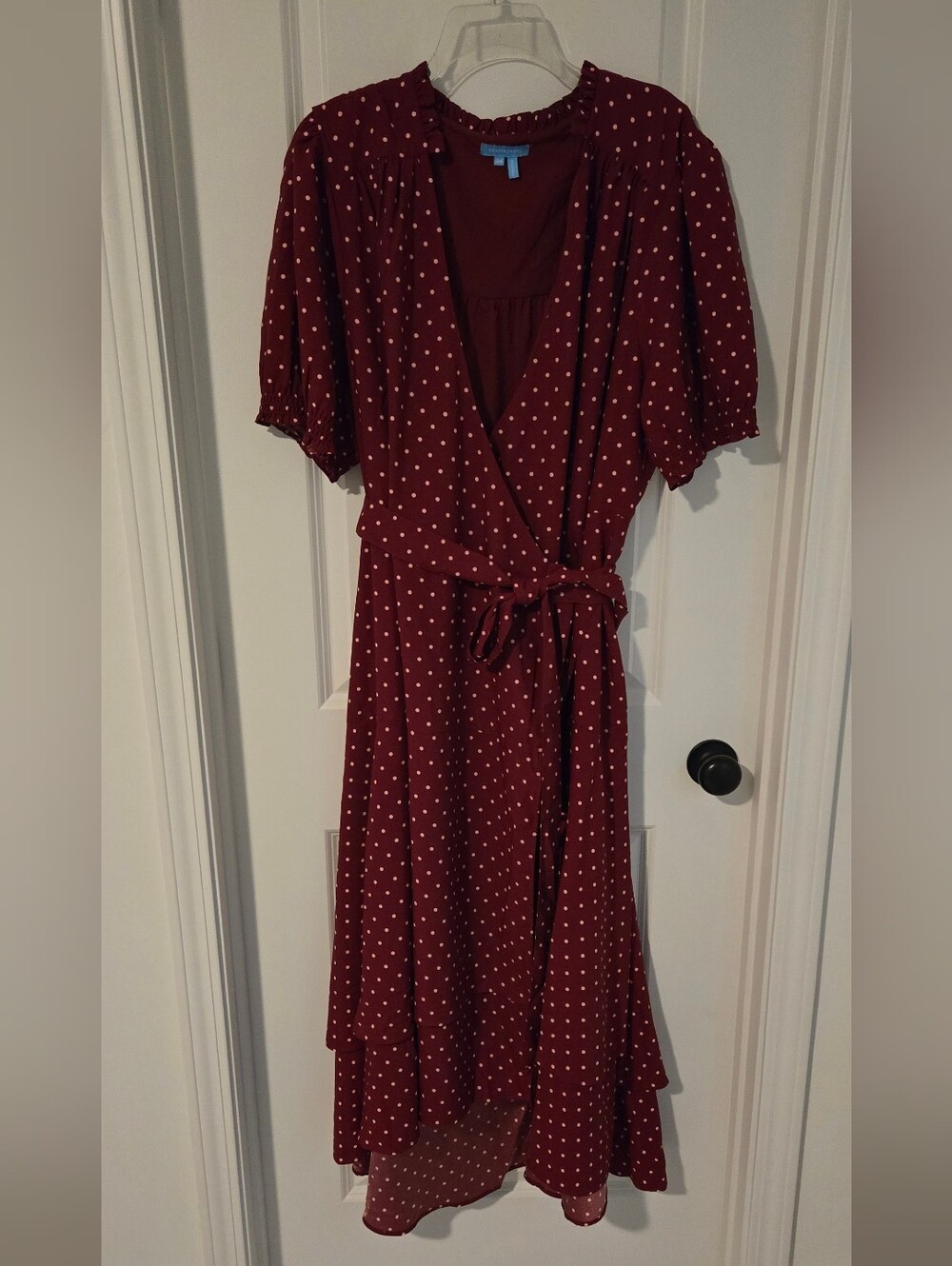 Draper James Polka Dot Wrap Dress